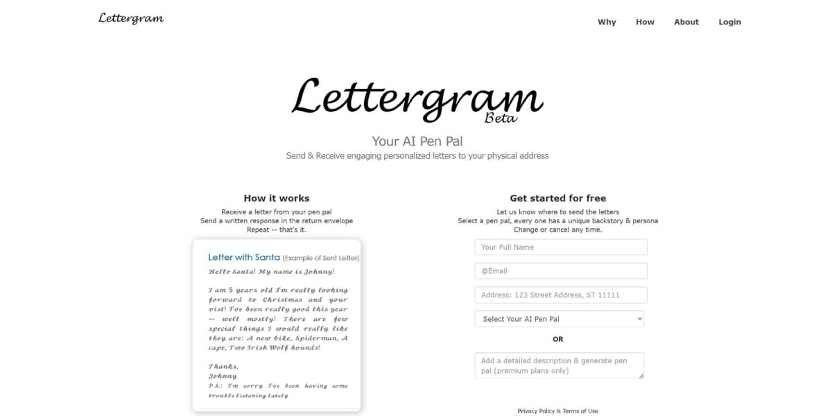 Lettergram