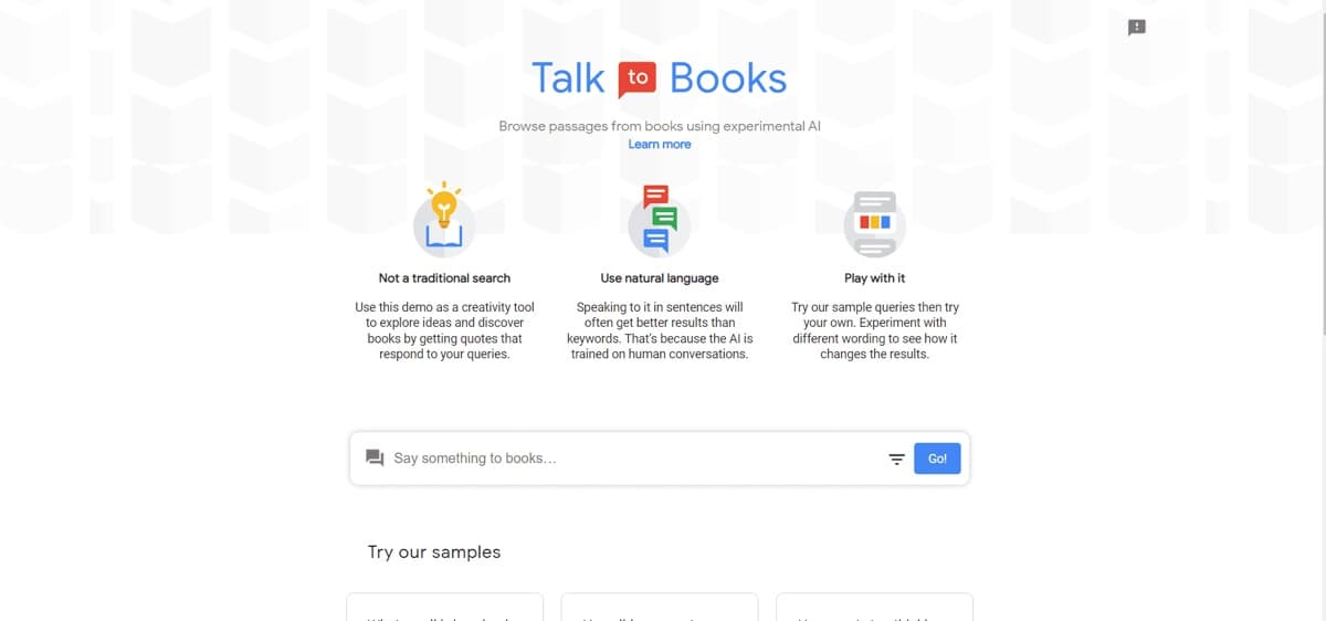 Talk To Books