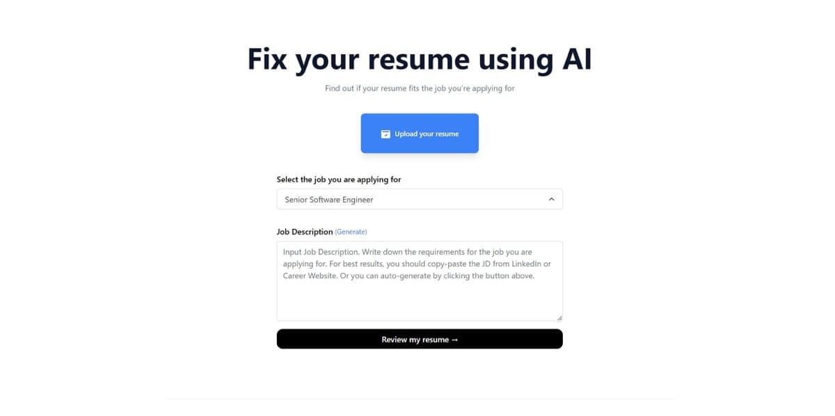Resume Reviewer