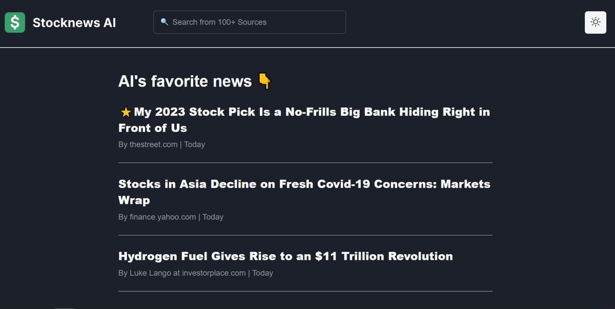 Stocknews AI