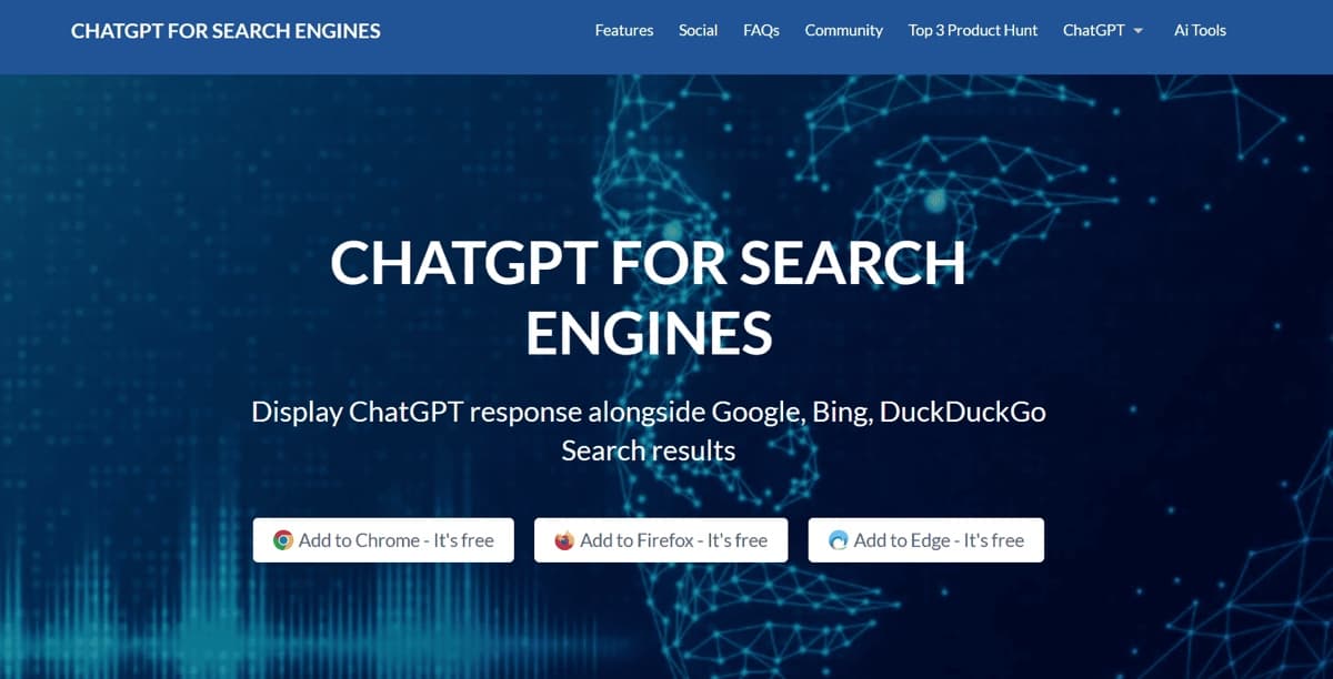 ChatGPT For Search Engines