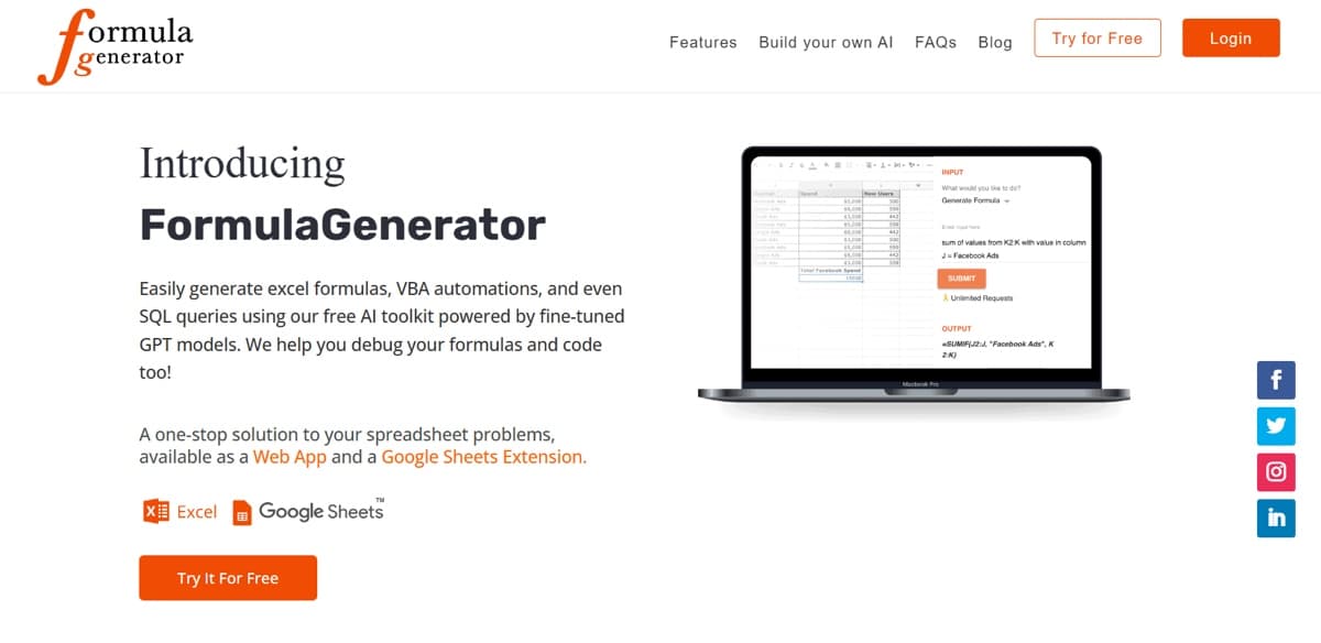 Formula Generator