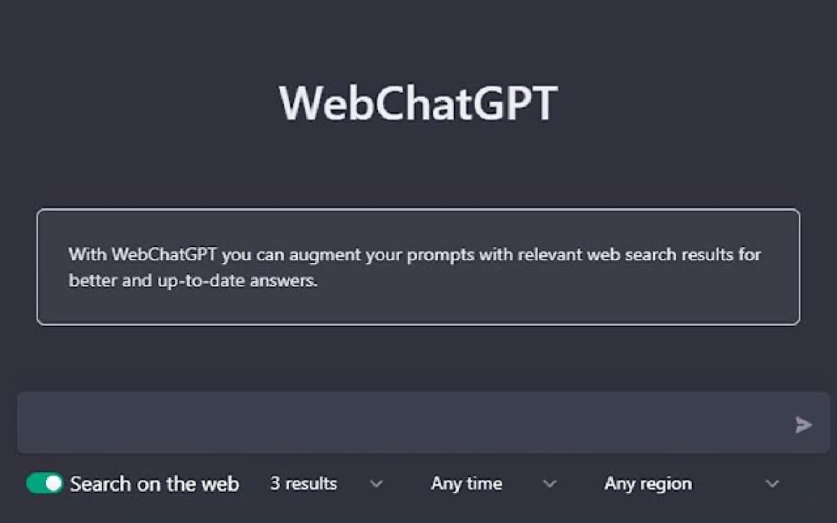 WebChatGPT