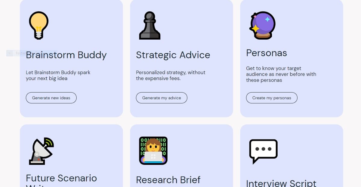 AI Toolbox for Innovators