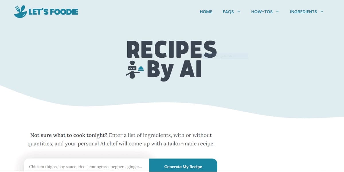Recipes By AI