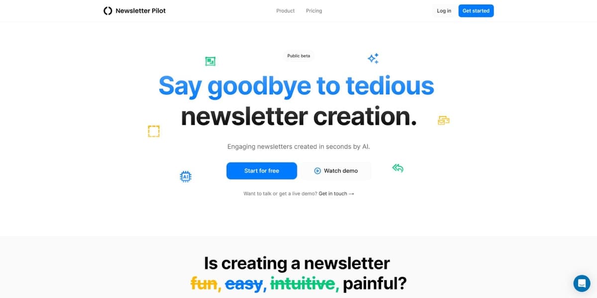 Newsletter Pilot