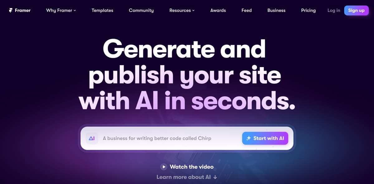 Framer AI