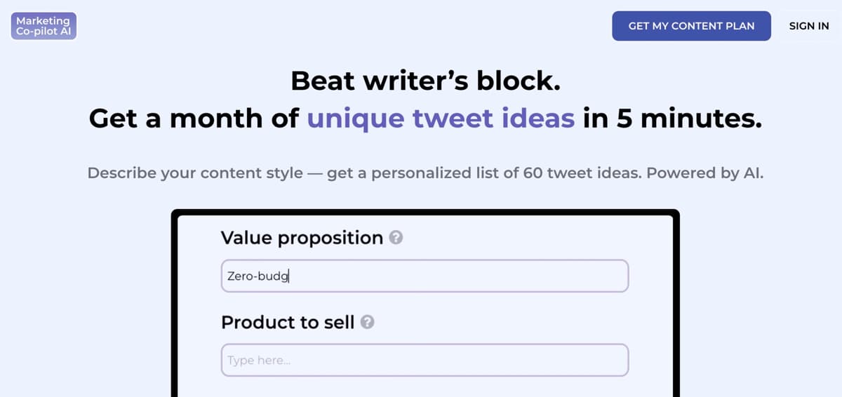 Marketing Co-Pilot AI