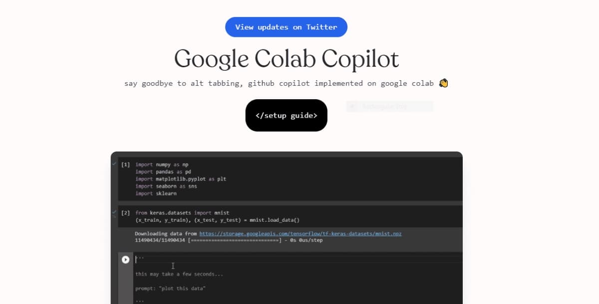 Google Colab Copilot